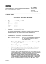 Giornale della 939a Seduta plenaria del Foro di cooperazione per la sicurezza