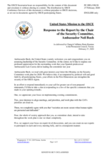 Statement by the Delegation of the United States of America in response to the presentation by the Chairperson of the Security Committee 