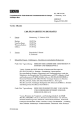 Journal der 1260. Plenarsitzung des Ständigen Rates 