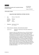 Journal of the 1261st Plenary Meeting of the Permanent Council