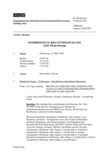 Journal der 1263. Sondersitzung des Ständigen Rates