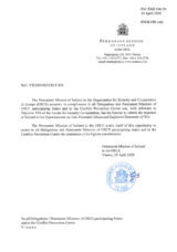 Response by the Delegation of Iceland to the Questionnaire on Anti-Personnel Mines and Explosive Remnants of War