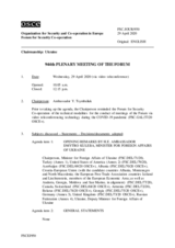 Journal of the 944th Plenary Meeting of the Forum for Security Co-operation