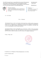 Response by the Delegation of the Czech Republic to the Questionnaire on Anti-Personnel Mines and Explosive Remnants of War
