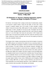 Statement by the Croatian EU Presidency on Russia’s ongoing aggression against Ukraine and illegal occupation of Crimea