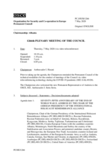 Journal of the 1266th Plenary Meeting of the Permanent Council