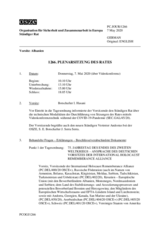 Journal der 1266. Plenarsitzung des Ständigen Rates 