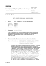 Diario de la 1267ª Sesión plenaria del Consejo Permanente 