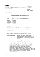 Diario de la 1268ª Sesión plenaria del Consejo Permanente 