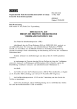 Beschluss Nr. 1/20 des Forums für Sicherheitskooperation