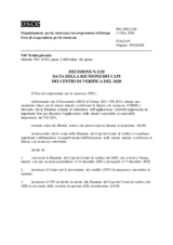 Decisione N.1/20 del Foro di cooperazione per la sicurezza