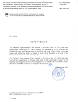Response by the Delegation of Slovenia to the Questionnaire on Participating States’ Policy and/or National Practices and Procedures for the Export of Conventional Arms and Related Technology