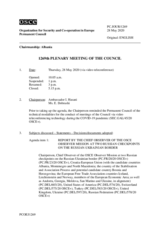 Journal of the 1269th Plenary Meeting of the Permanent Council