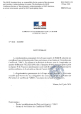 Response by the Delegation of France to the Questionnaire on the Code of Conduct on Politico-Military Aspects of Security