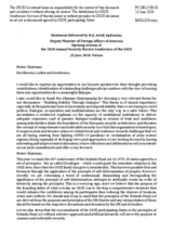 Statement by H.E. Artak Apitonian, Deputy Minister of Foreign Affairs