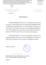 Response by the Delegation of the Holy See to the Questionnaire on Anti-Personnel Mines and Explosive Remnants of War