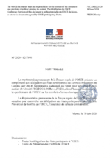 Response by the Delegation of France to the Questionnaire on Participating States’ Policy and/or National Practices and Procedures for the Export of Conventional Arms and Related Technology