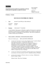 Journal de la 948ème séance plénière du Forum