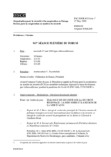 Journal de la 947ème séance plénière du Forum
