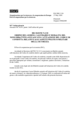 Decisione N.2/20 del Foro di cooperazione per la sicurezza