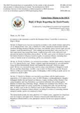 Statement by the Delegation of the United States of America in response to the statements by delegations