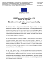 Statement by the German EU Presidency on the wounding and illegal detention of a Georgian citizen by Russian occupation forces