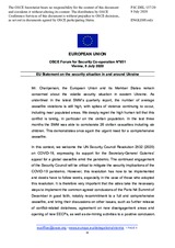 Statement by the German EU Presidency on the subject of Russia’s ongoing aggression against Ukraine and illegal occupation of Crimea