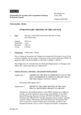 Journal of the 1274th Plenary Meeting of the Permanent Council