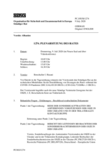 Journal der 1274. Plenarsitzung des Ständigen Rates 