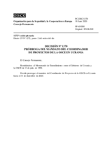 Decisión Nº 1370 del Consejo Permanente