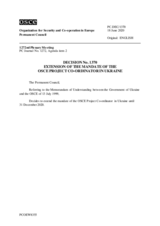 Permanent Council Decision No. 1370