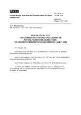 Beschluss Nr. 1371 des Ständigen Rates