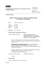 Journal of the 337th Special Plenary Meeting of the Permanent Council (it)