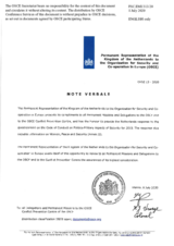 Response by the Delegation of the Netherlands to the Questionnaire on the Code of Conduct on Politico-Military Aspects of Security