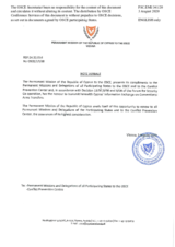 Information Exchange by the Delegation of Cyprus on Conventional Arms Transfer