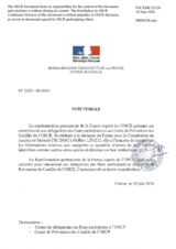 Annual Information by the Delegation of France on SALW Identified as Surplus and/or Seized and Destroyed