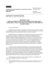 Decision Nr.6, Strengthening Efforts to Prevent and Combat Child Trafficking, Including of Unaccompanied Minors