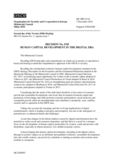 Decision Nr. 5, Human Capital Development in the Digital Era