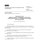 Décision No 1378 du Conseil permanent