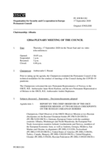 Journal of the 1281st Plenary Meeting of the Permanent Council