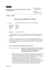 Journal de la 1281ème séance plénière du Conseil