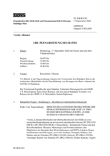 Journal der 1281. Plenarsitzung des Ständigen Rates 