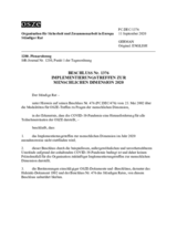 Beschluss Nr. 1376 des Ständigen Rates