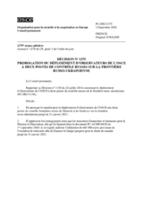 Décision No 1375 du Conseil permanent