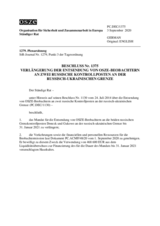 Beschluss Nr. 1375 des Ständigen Rates