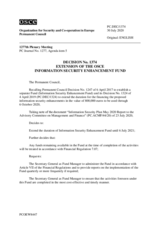 Permanent Council Decision No. 1374