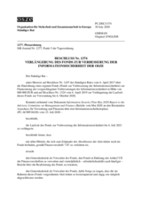 Beschluss Nr. 1374 des Ständigen Rates