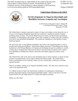 Statement by the Delegation of the United States of America in response to the update by the Personal Representative of the OSCE Chairperson-in-Office on the Conflict Dealt with by the OSCE Minsk Conference, Ambassador Andrzej Kasprzyk