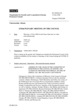 Journal of the 1276th Plenary Meeting of the Permanent Council