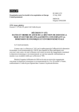 Décision No 1372 du Conseil permanent